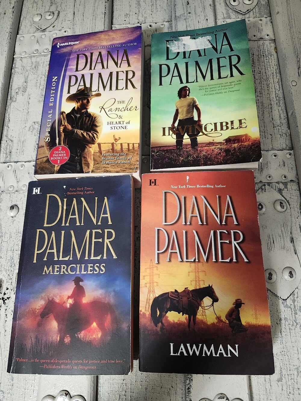 Diana Palmer Contemporary Western Romance Novels(4)